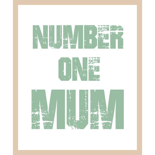 Rahmenbild -  Number One Mum