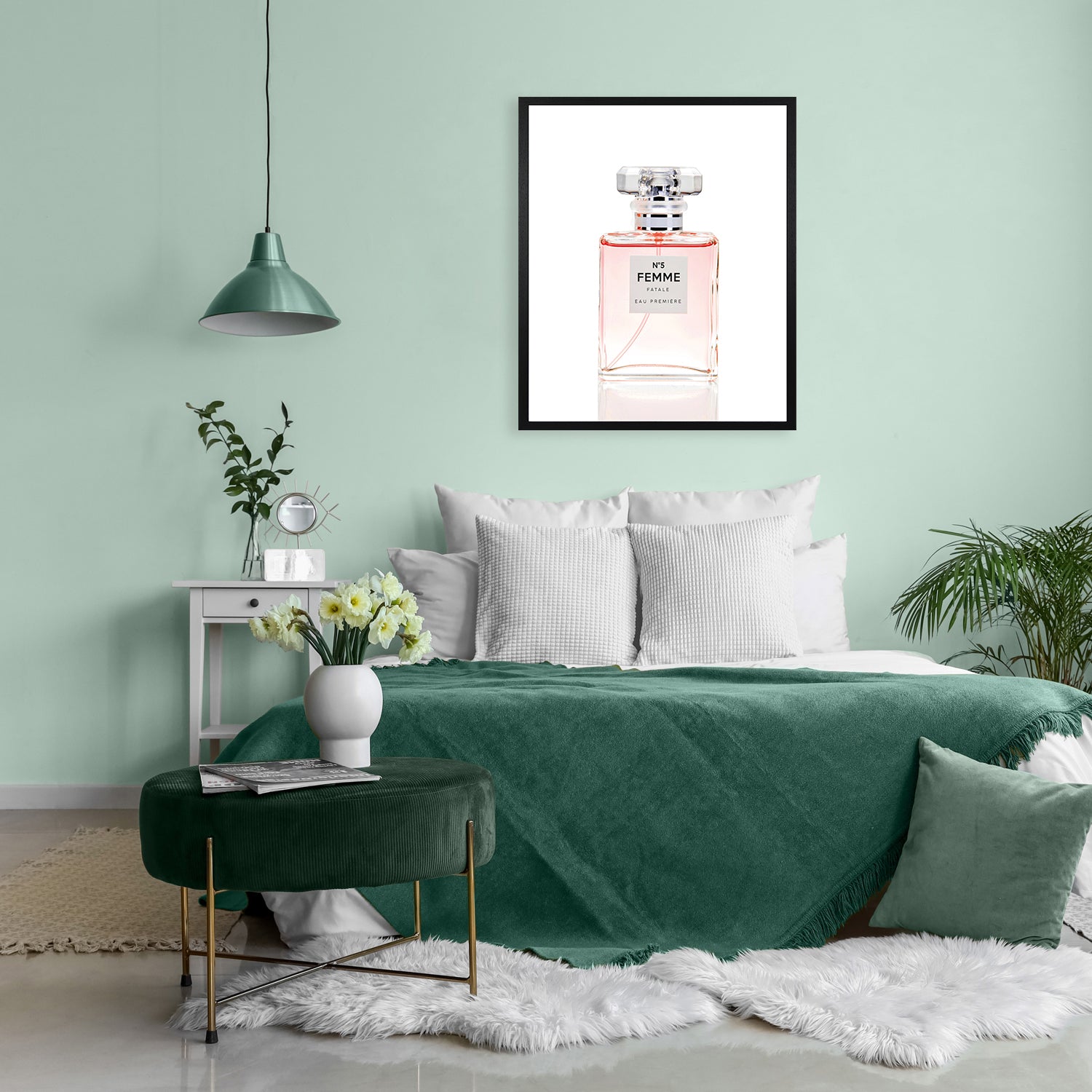 Rahmenbild - No5 Femme Wohnbeispiel