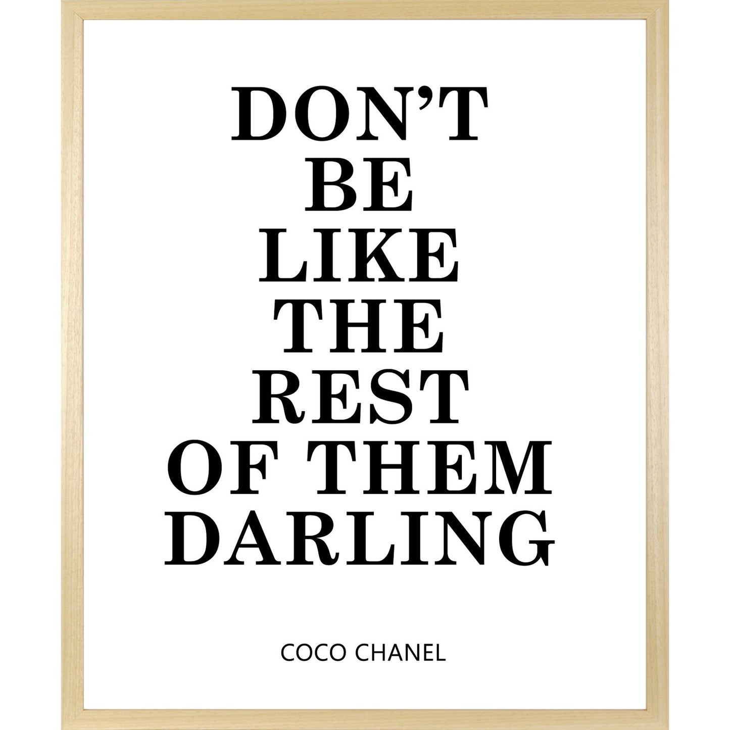 Rahmenbild - Dont Be Like The Rest