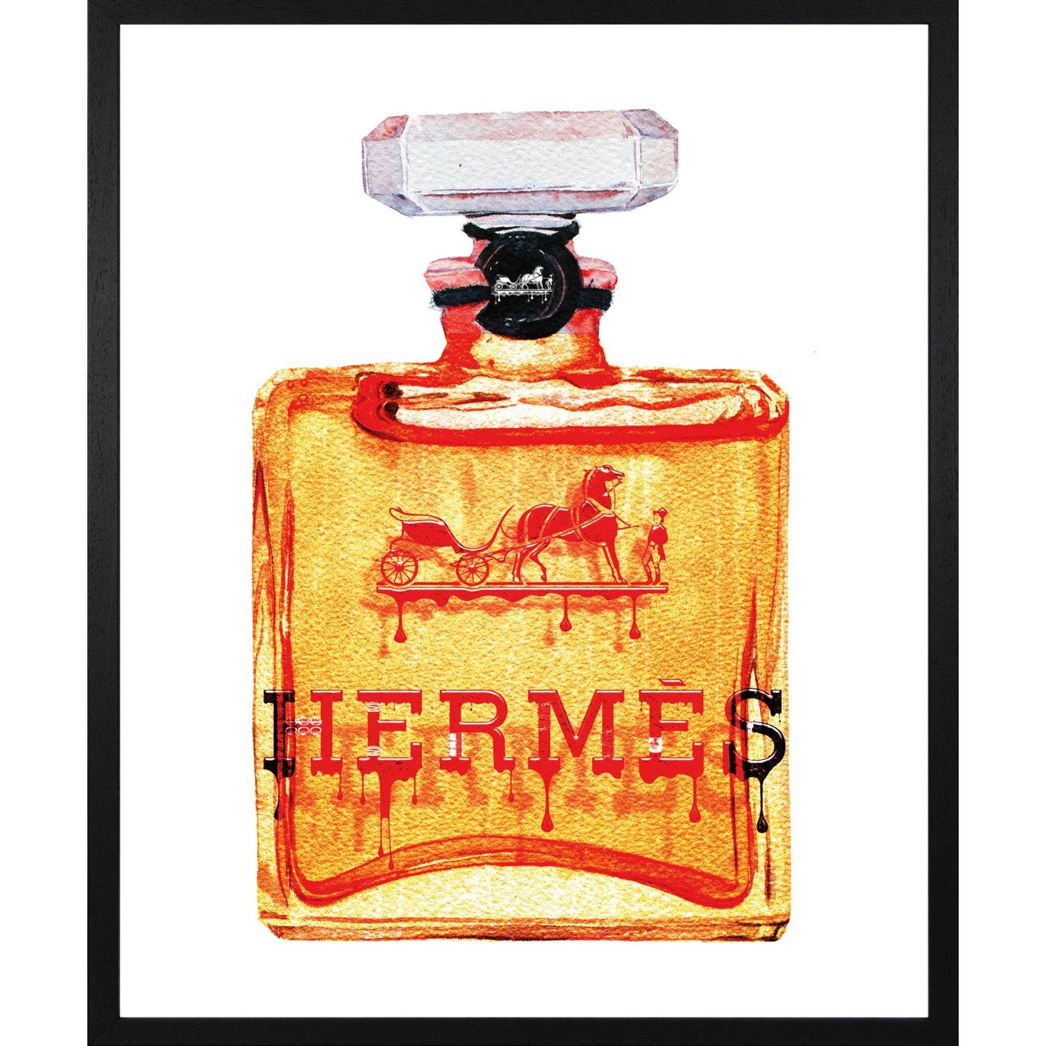 Rahmenbild - Orange Perfume Luxury