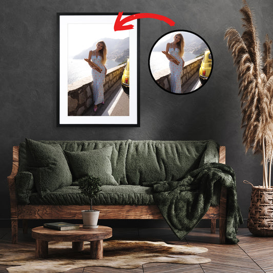 FOTO FINE ART PRINT MIT RAHMEN