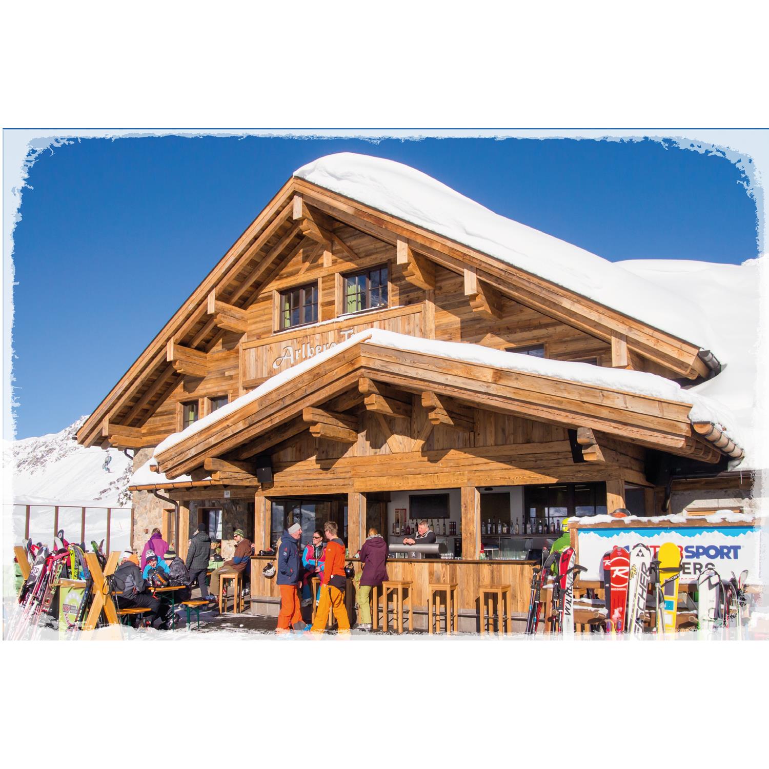 Blechschild - Ski Resort