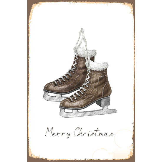 Queen Kerosin Blechschild - Ice Skates