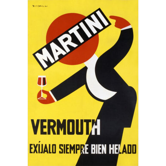 Blechschild - Martini Vermouth Artikelbild