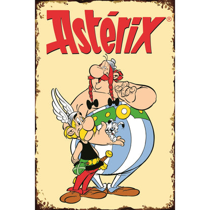 Blechschild - Asterix und Obelix 3