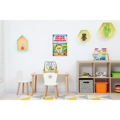 Blechschild - Auf in's nächste Abenteuer Asterix und Obelix