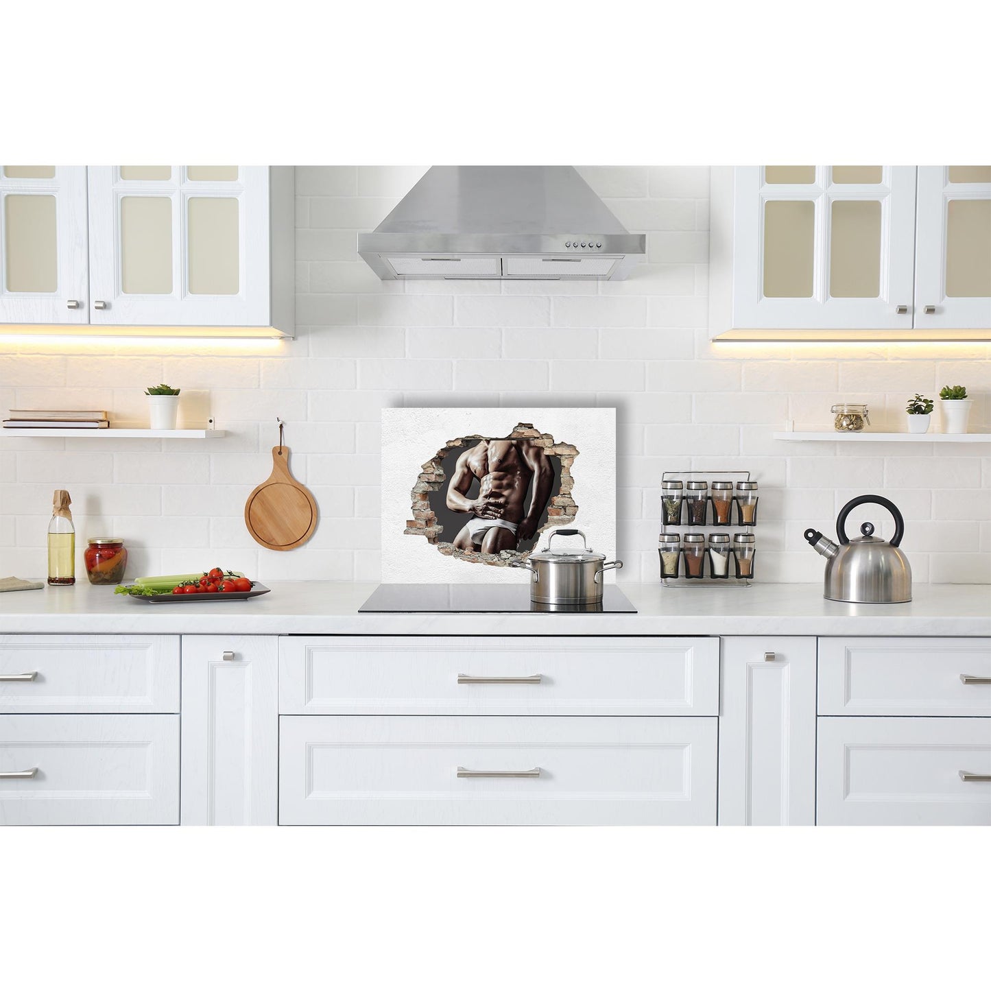 Spritzschutz - Sexy Mann