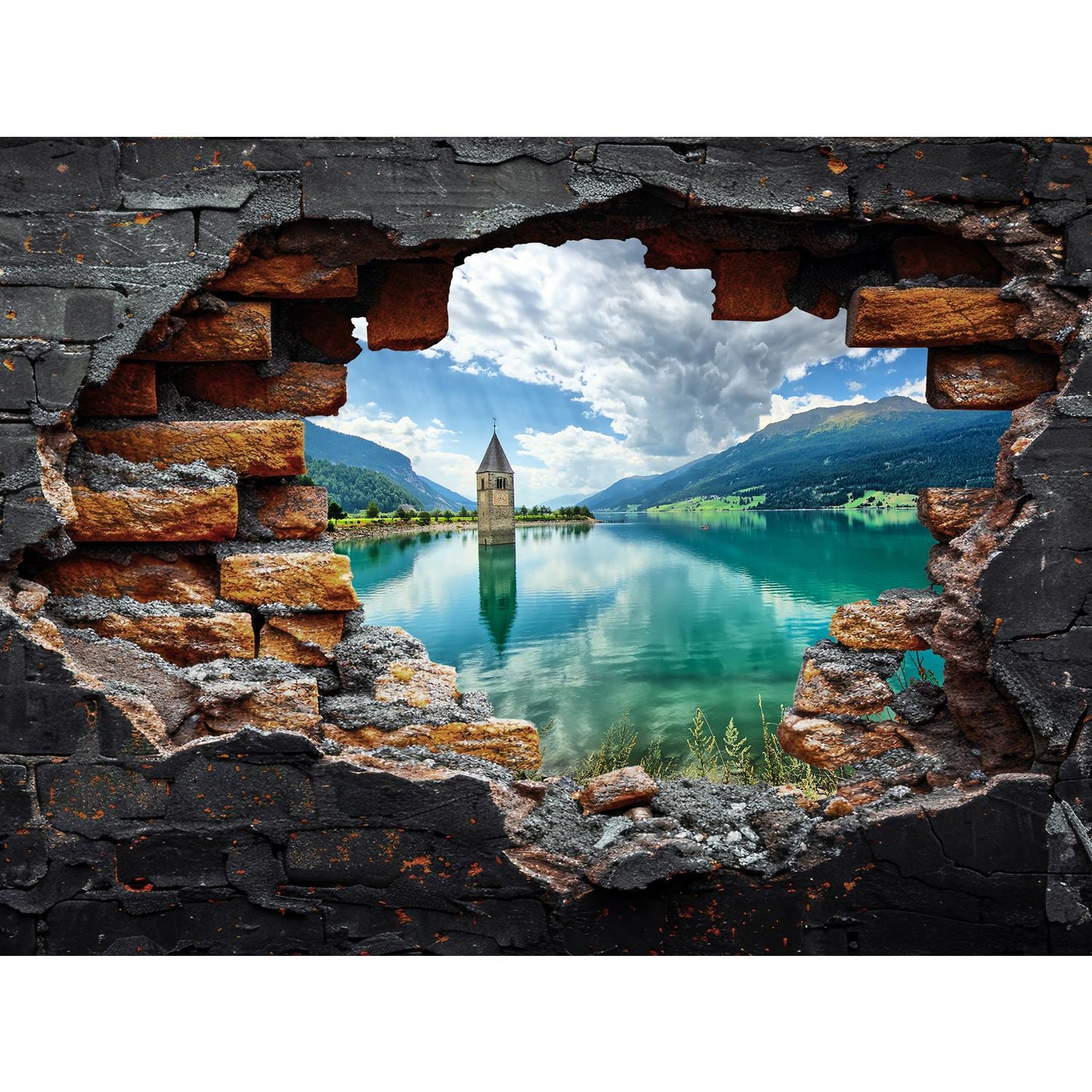 Spritzschutz - Himmelblauer See