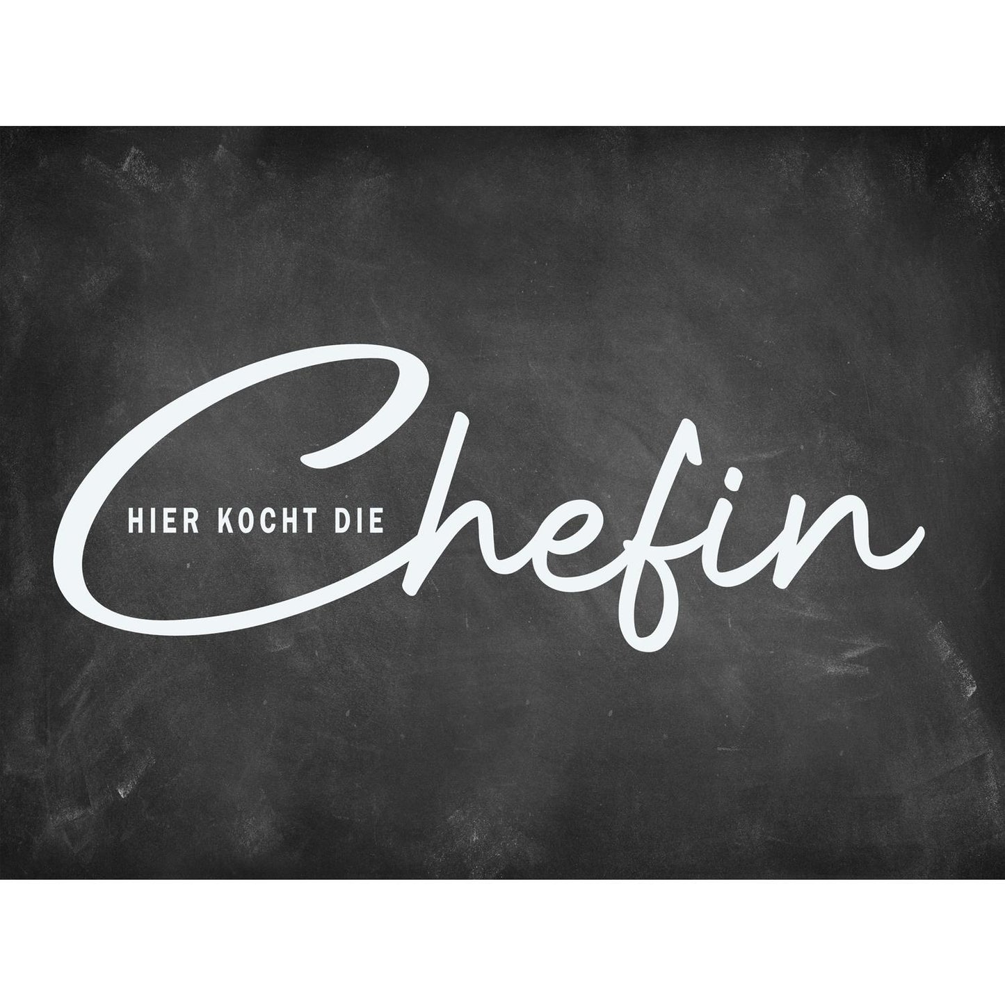 Spritzschutz - Hier kocht die Chefin