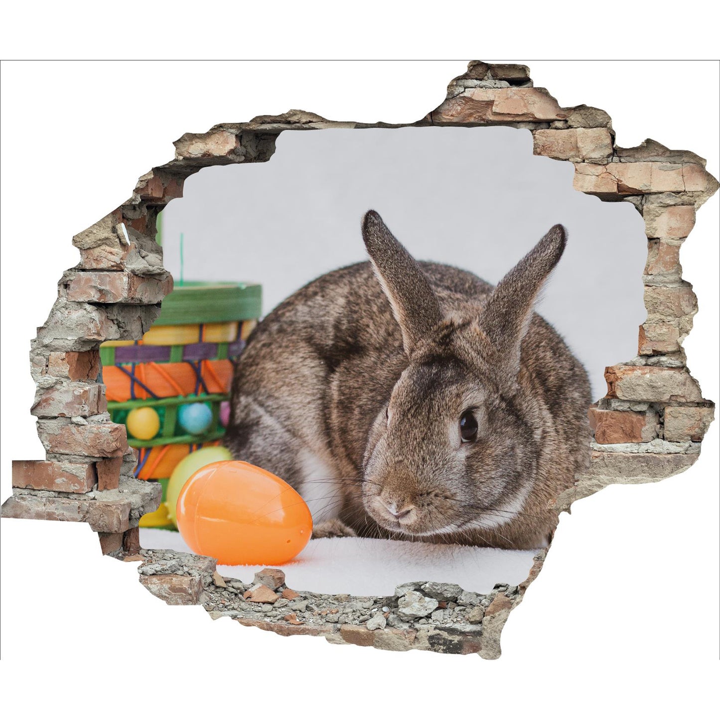 3D Wandtattoo - Kleiner Hase