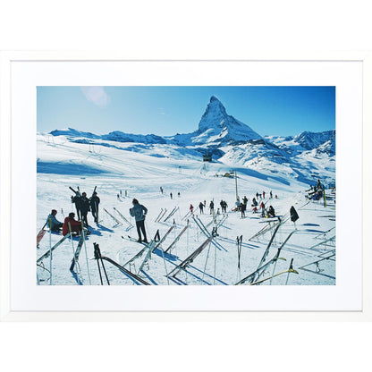 Slim Aarons - Zermatt Skiing Detail