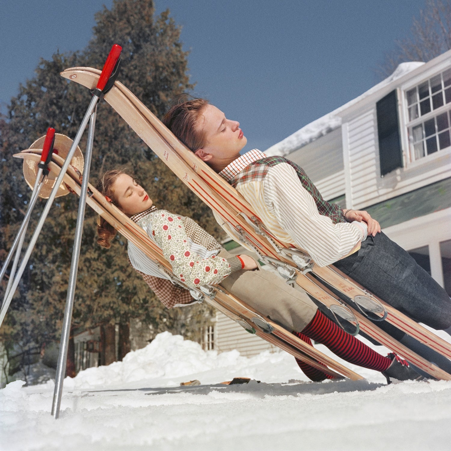 Slim Aarons - New England Skiing