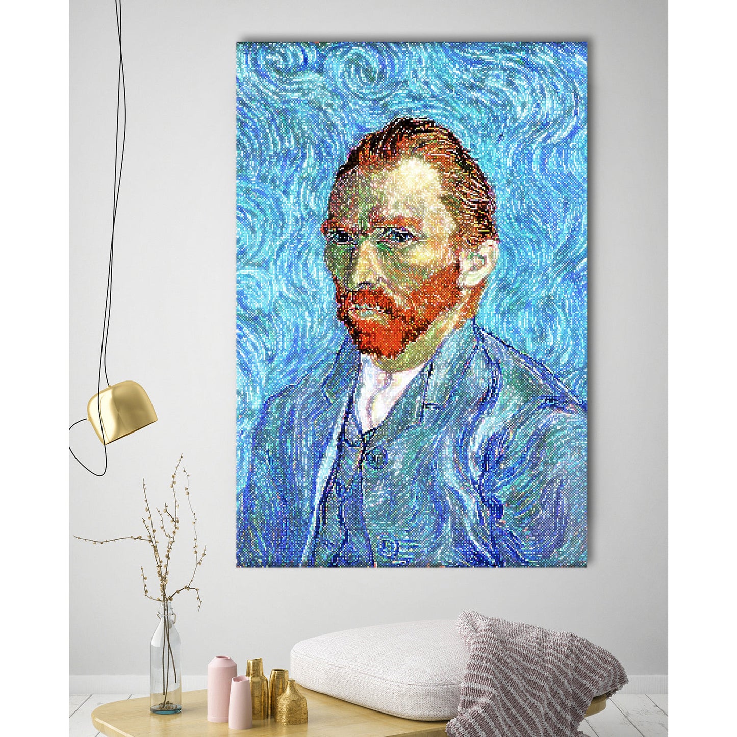 Acrylglasbild - Van Gogh Wohnbeispiel