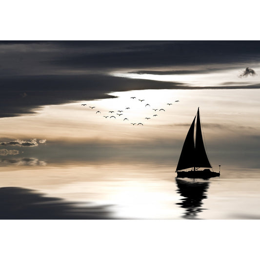 Aluminiumbild - Love Boat