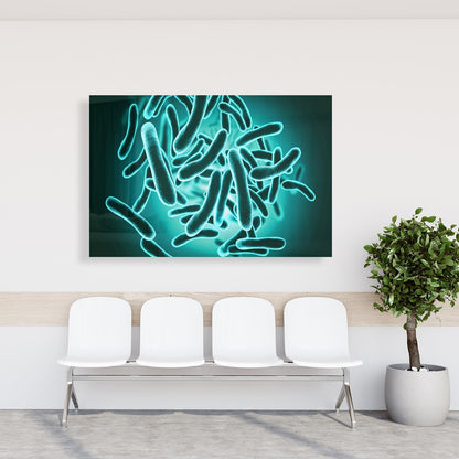 Medical Office Art - Bacteria closeup - Einrichtungsbeispiel Foto