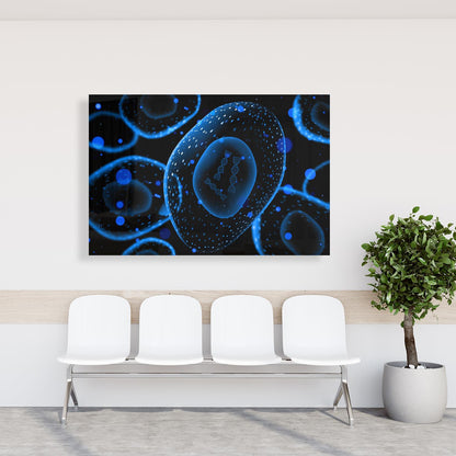 Medical Office Art - Bacteria with dna - Einrichtungsbeispiel Foto