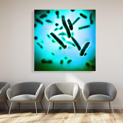 Medical Office Art - Germs with blood - Einrichtungsbeispiel Foto