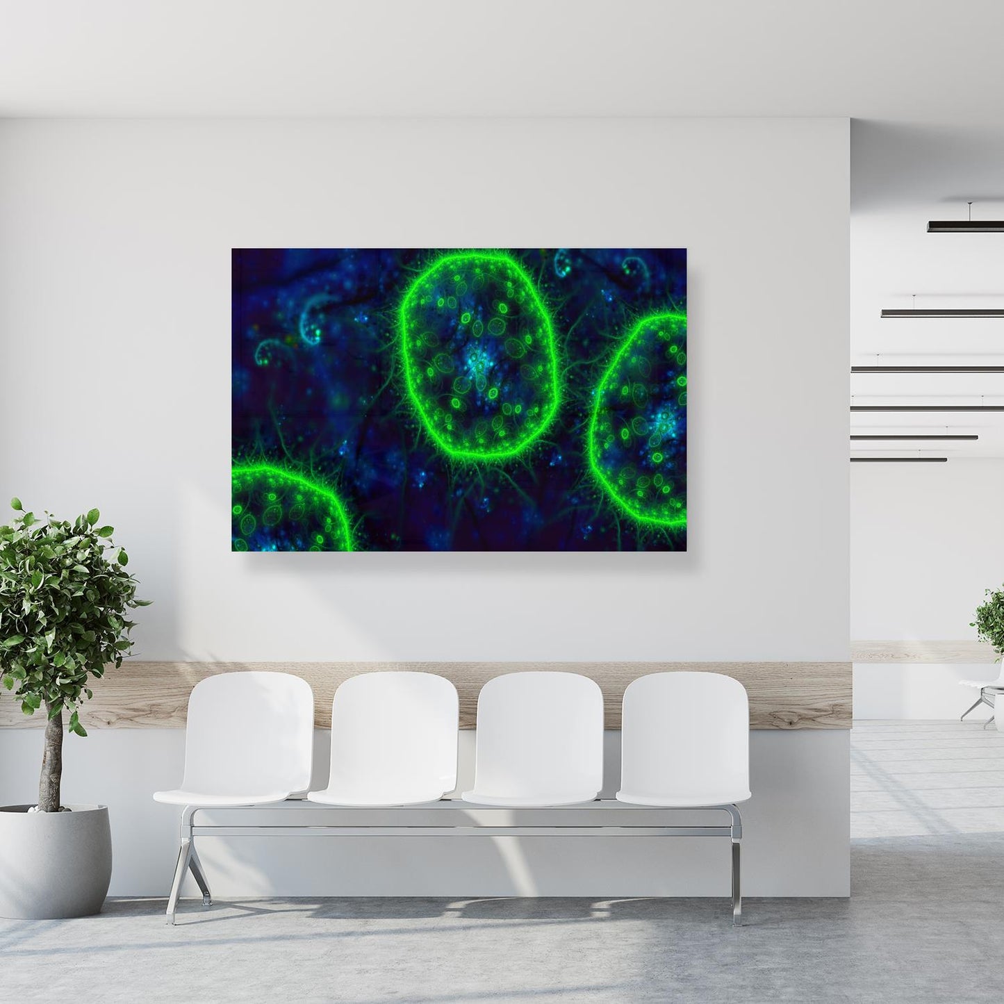 Medical Office Art - Abstract fractal art - Einrichtungsbeispiel Foto