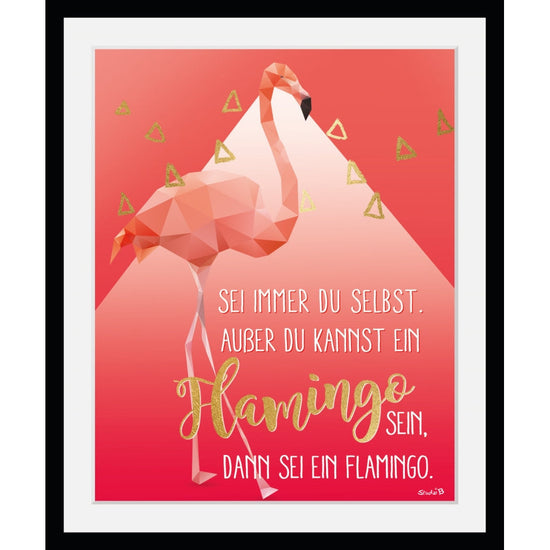 Queen Kerosin Rahmenbild - Flamingo