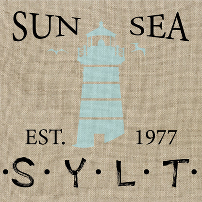 Kissenbezug Sun Sea - Sylt Detail