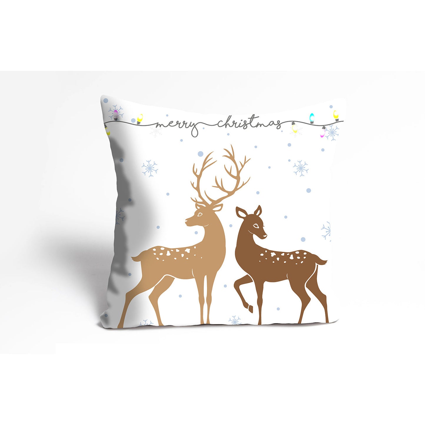 Kissenbezug Merry Christmas - Deer Couple