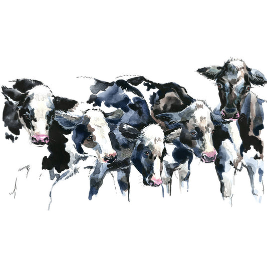 Magnetisches Markerboard - Group of cows