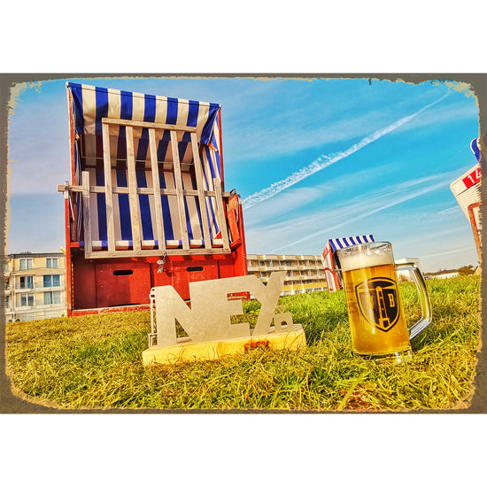 Queen Kerosin Blechschild - Namuth Norderney 1