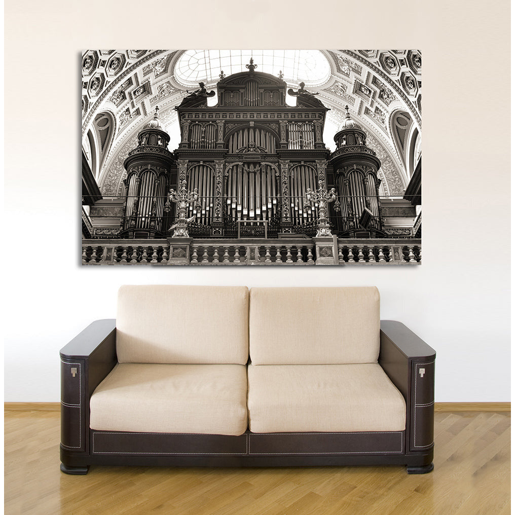 Acrylglasbild - Holy Organ Wohnbeispiel