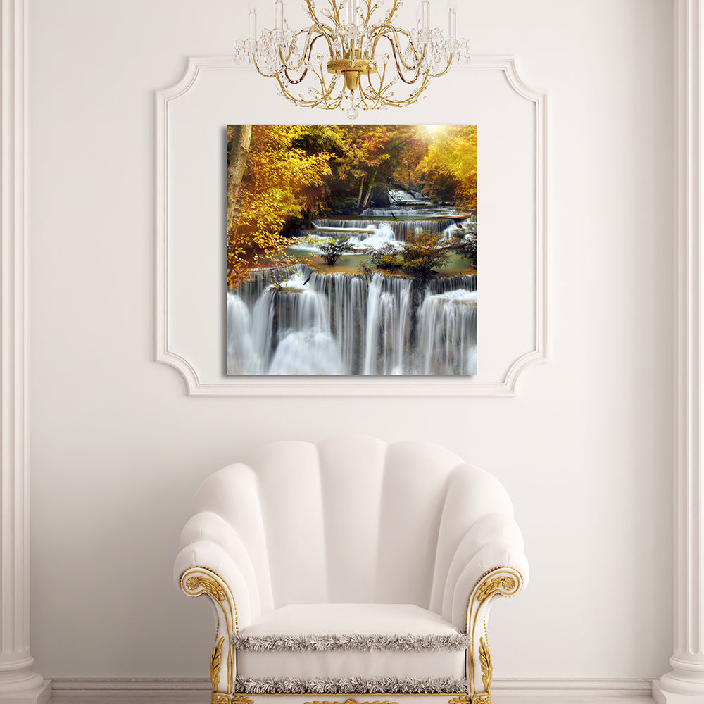 Acrylglasbild - Waterfalls Wohnbeispiel
