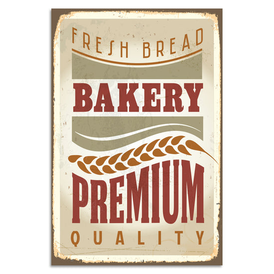 Queen Kerosin Blechschild Bakery - Premium Quality