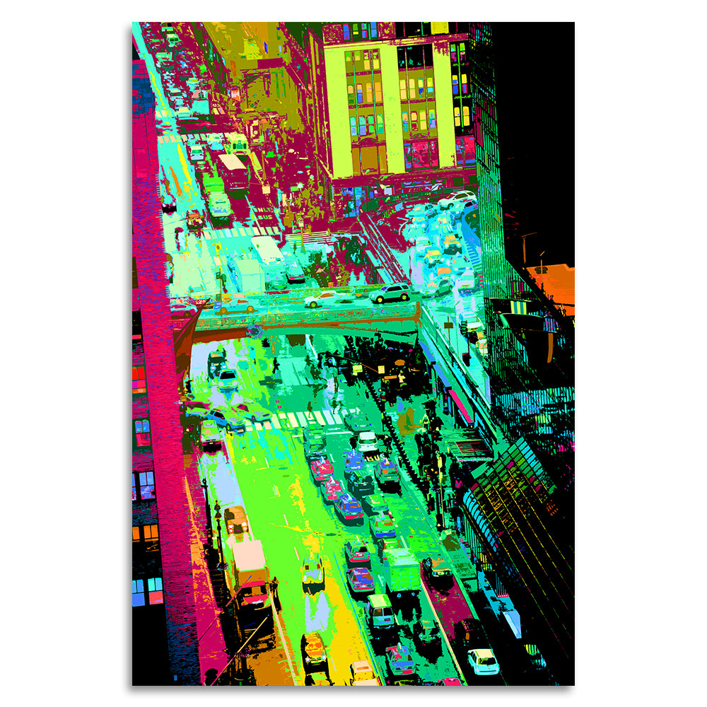 Acrylglasbild - NYC Color