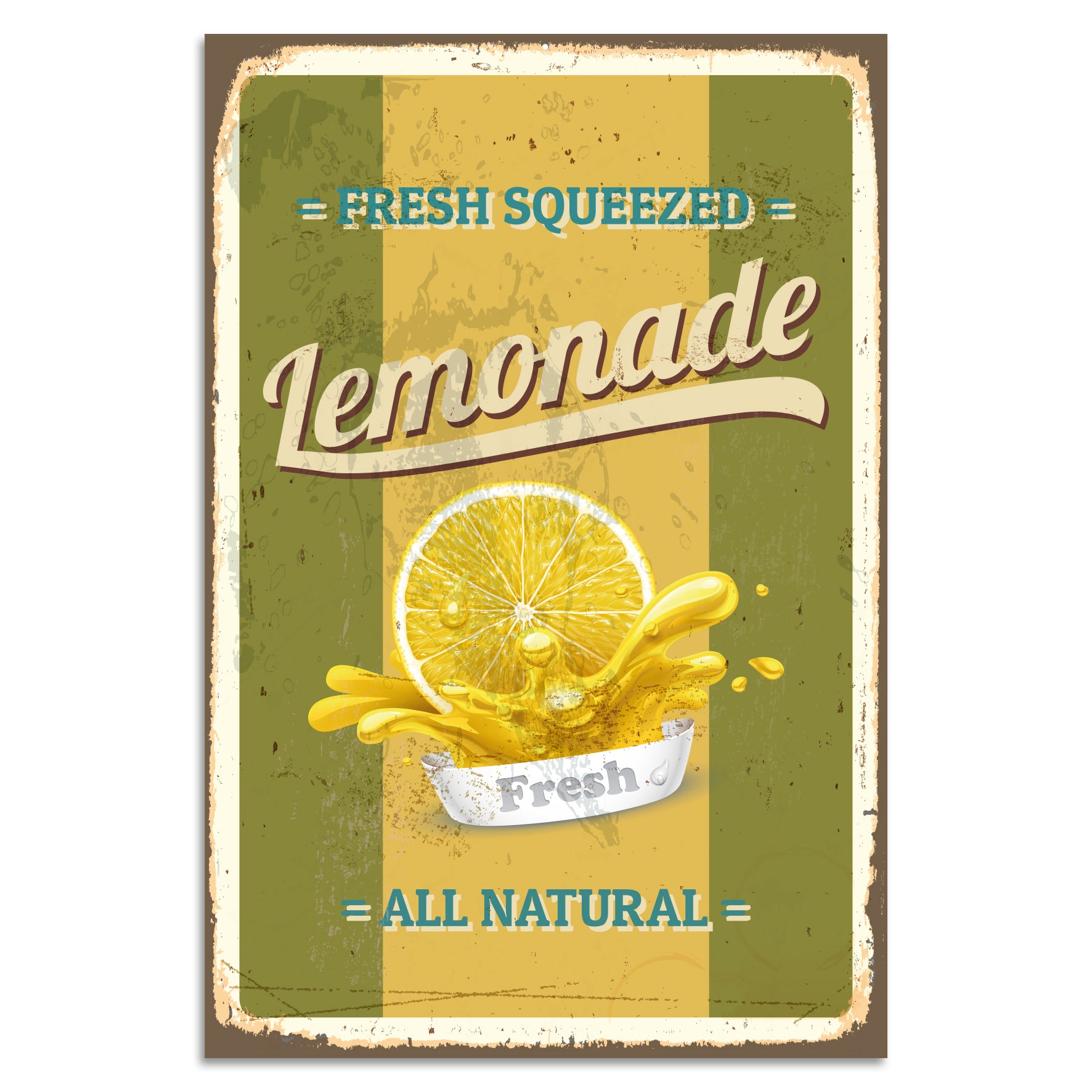 Blechschild - Lemonade