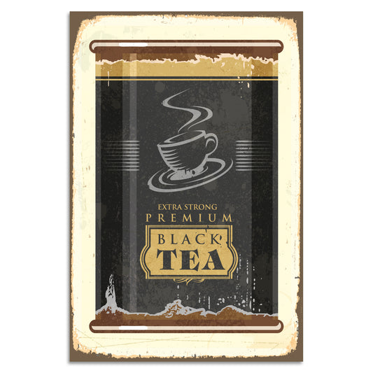 Blechschild - Extra Strong Premium Black Tea