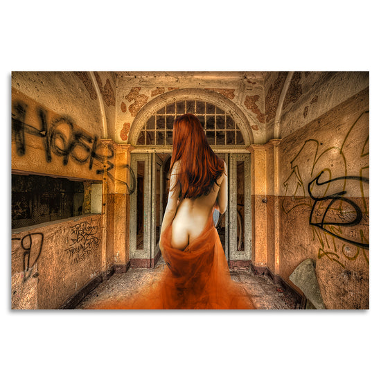 Queen Kerosin Acrylglasbild - Back View Orange