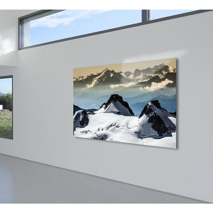 Acrylglasbild - Mont Blanc Wohnbeispiel
