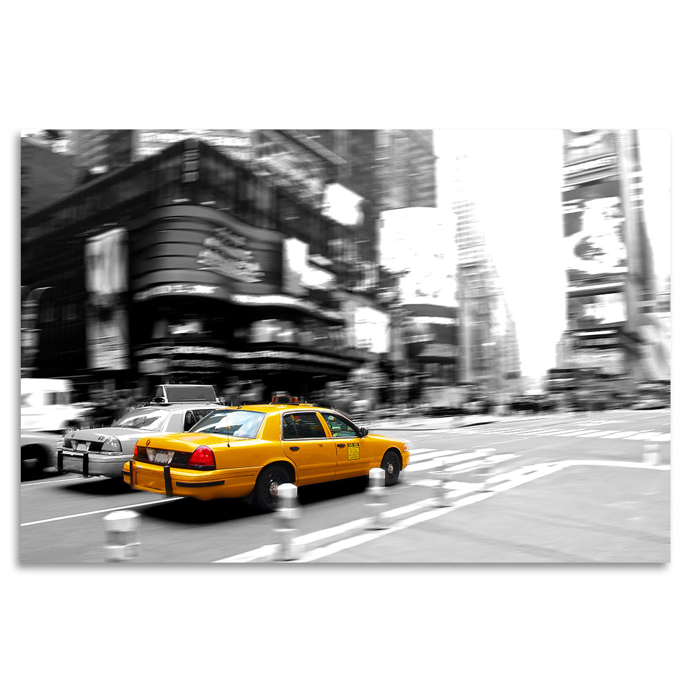 Acrylglasbild - N.Y.C. Yellow Cab