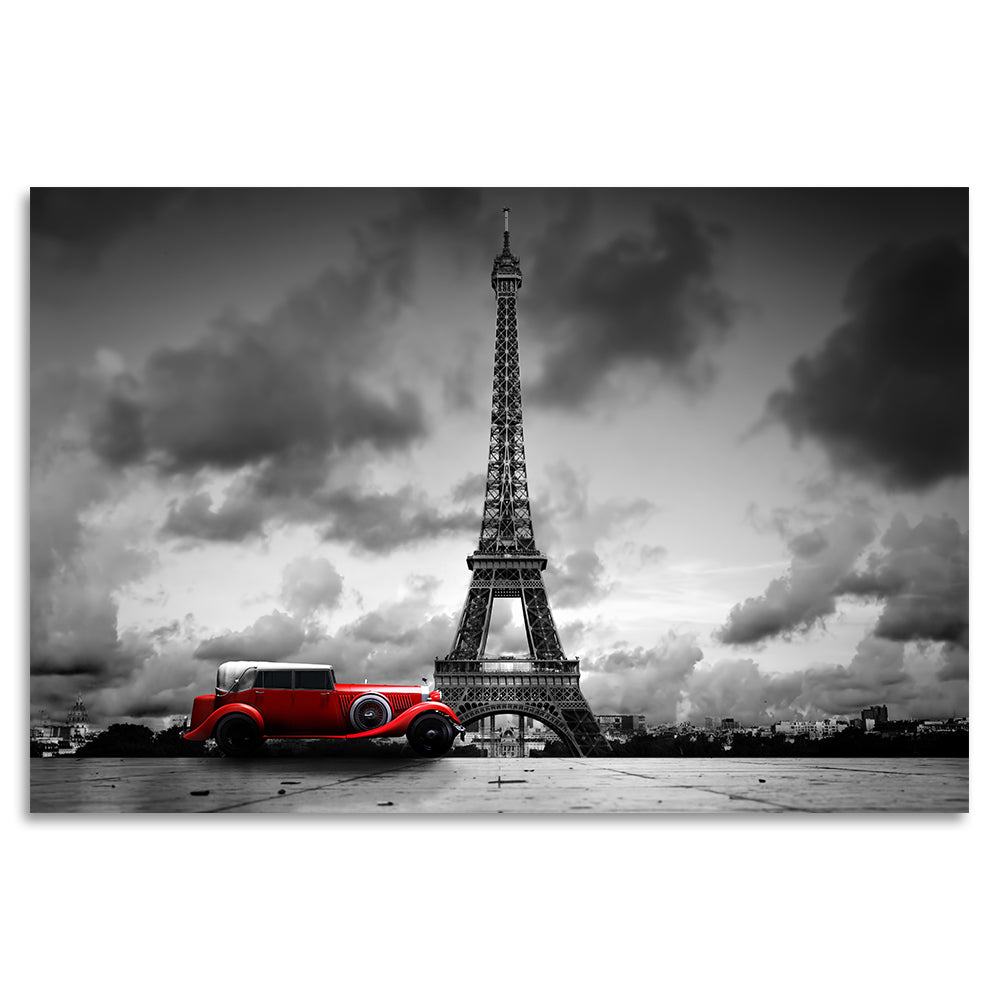 Acrylglasbild - Eiffel Tower Balance