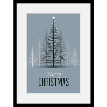 Rahmenbild - Merry Christmas Tree
