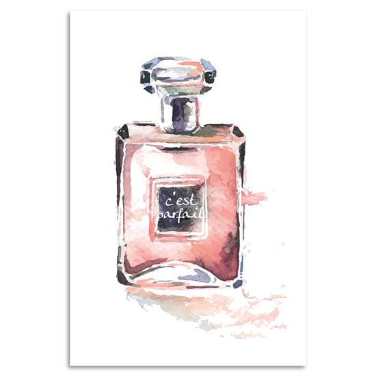 Queen Kerosin Leinwandbild - Rose Parfum