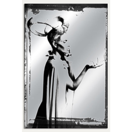Aluminiumbild - Temple Lady