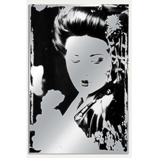 Aluminiumbild – Geisha