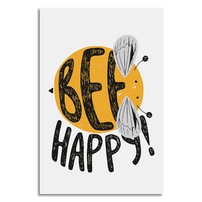 Leinwandbild - Bee Happy
