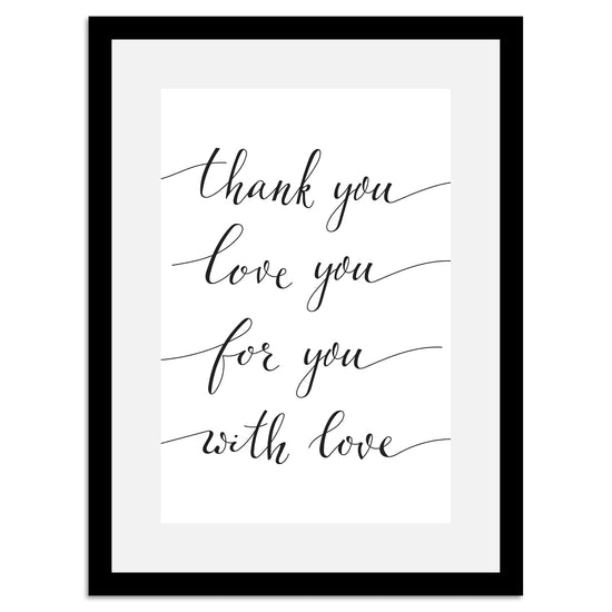 Queen Kerosin Rahmenbild - Thank You - Love You Rahmenbild