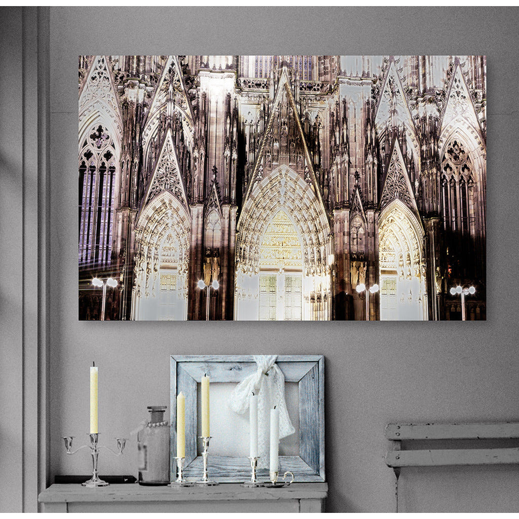Aluminiumbild - Cathedrals Wohnbeispiel