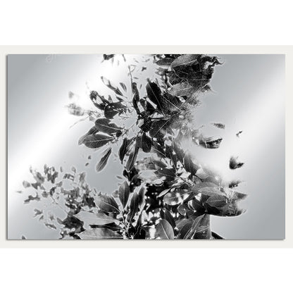 Aluminiumbild - Flower Lady