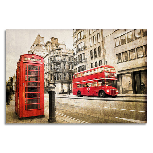 Leinwandbild - London Street Life