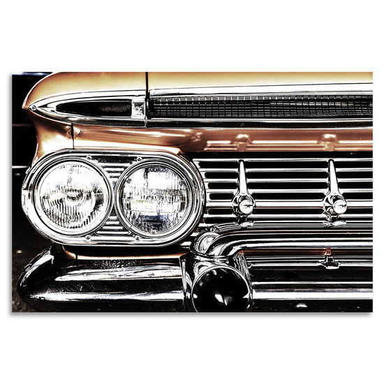 Queen Kerosin Acrylglasbild - Metallic Car Headlights