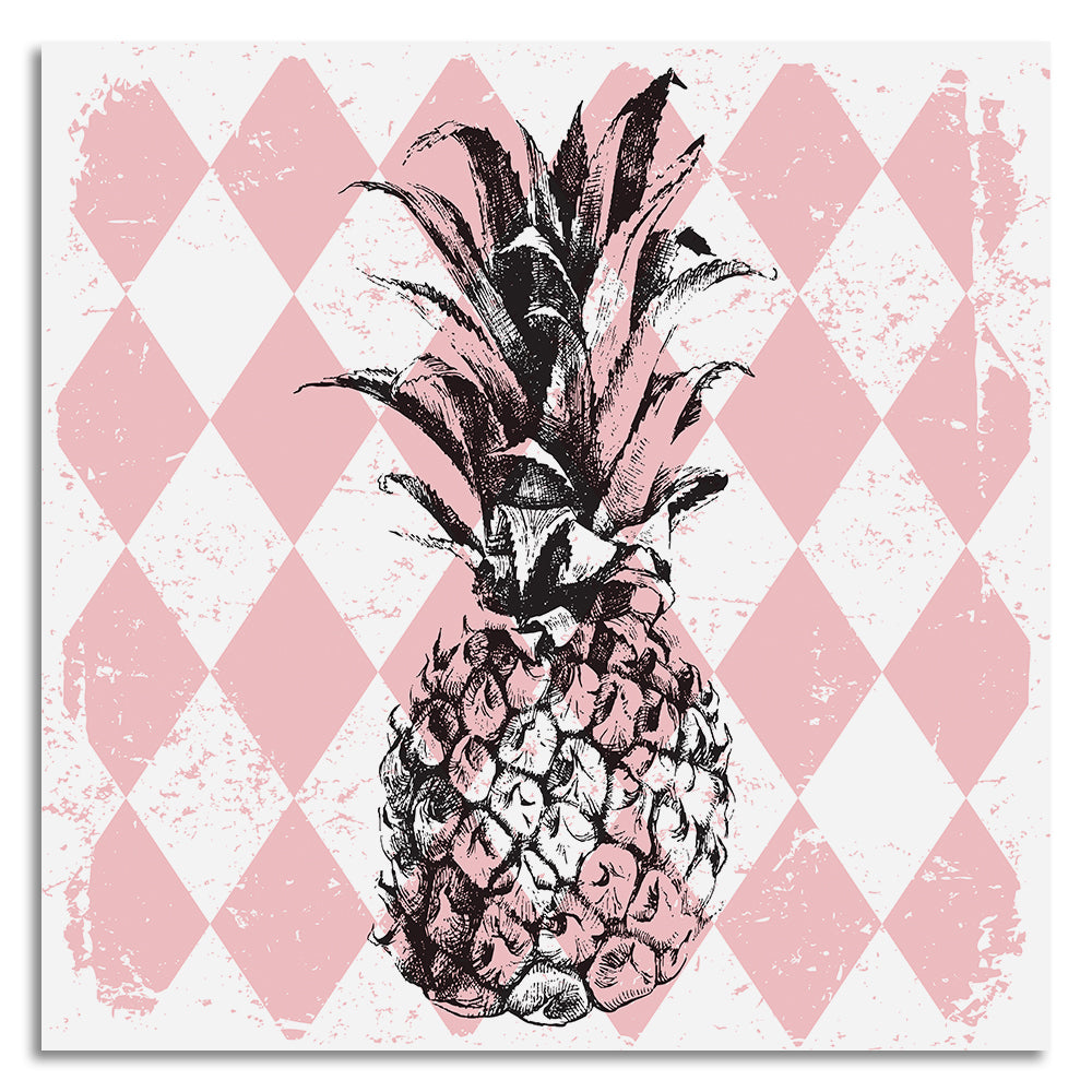 Leinwandbild - Pink Pineapple