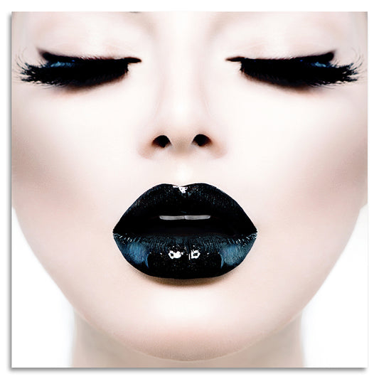 Acrylglasbild - Black Lips