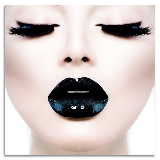 Queen Kerosin Acrylglasbild - Black Lips